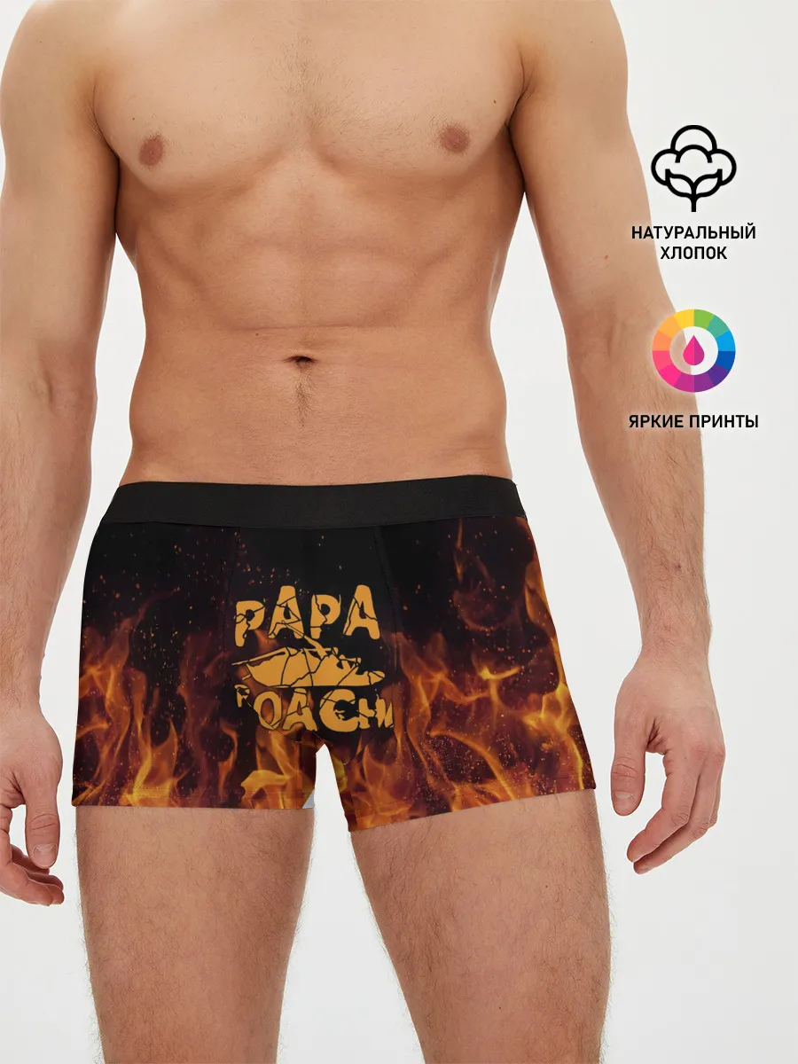 Мужские трусы боксеры / Papa Roach