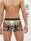 Мужские трусы боксеры / Vintage Skull Art v2