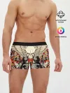 Мужские трусы боксеры / Vintage Skull Art v2