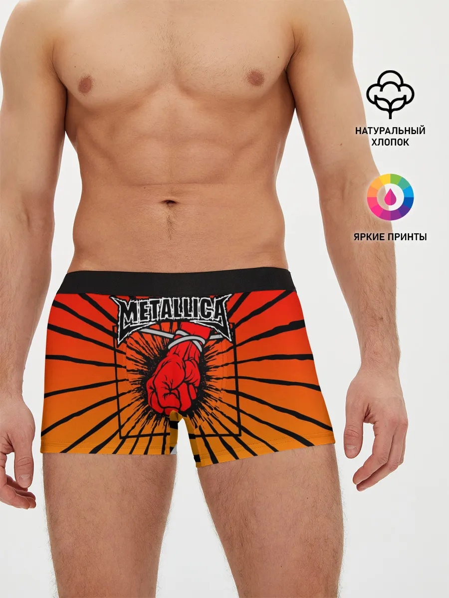 Мужские трусы боксеры / Metallica