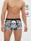 Мужские трусы боксеры / Grunge Skull