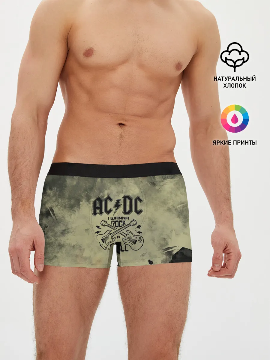 Мужские трусы боксеры / AC DC