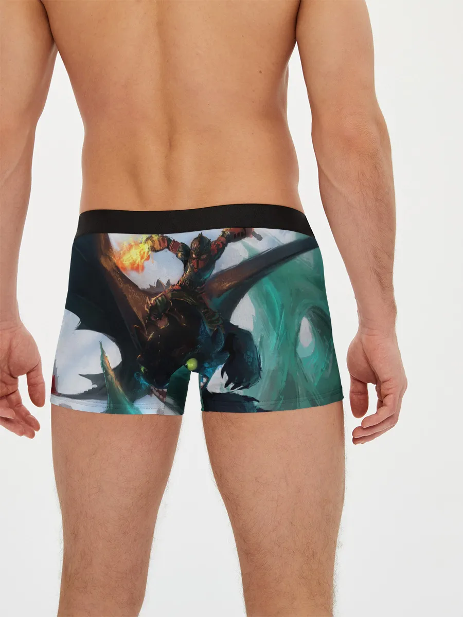 Мужские трусы боксеры / как приручить дракона