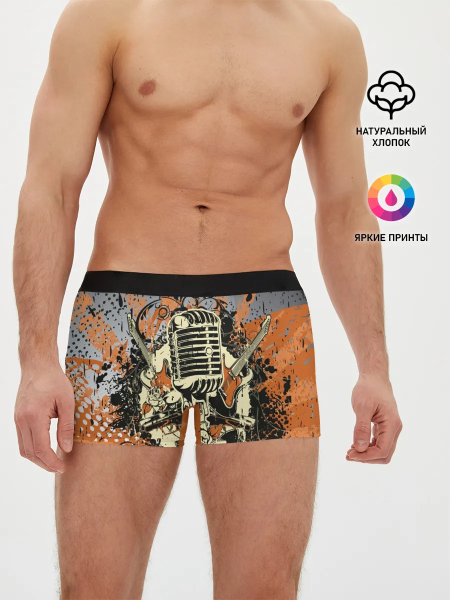 Мужские трусы боксеры / Microphone
