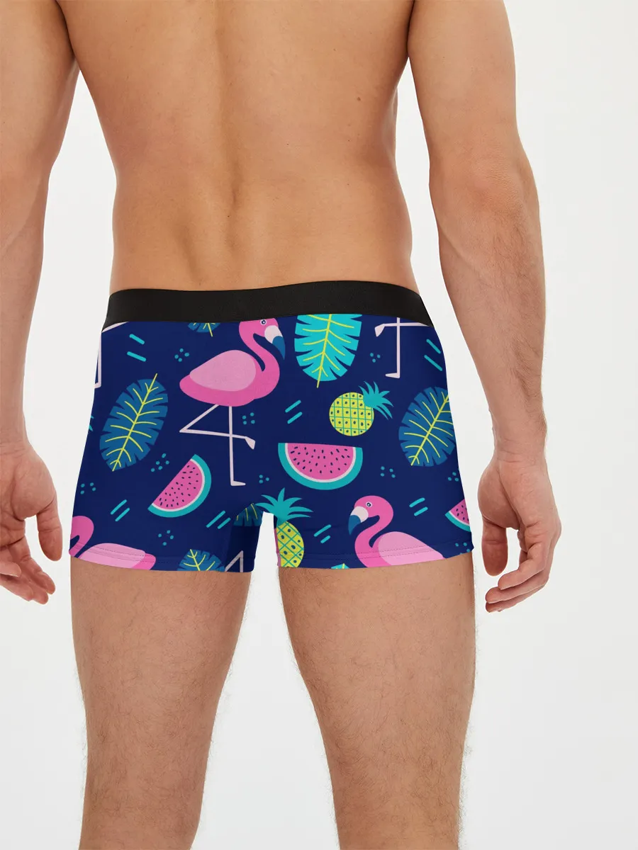 Мужские трусы боксеры / Фламинго