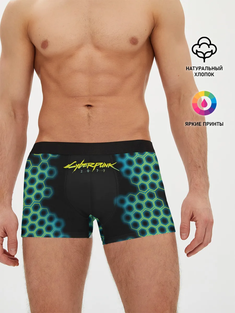 Мужские трусы боксеры / CYBERPUNK 2077