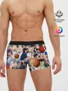 Мужские трусы боксеры / Kuroko no Basket паттерн