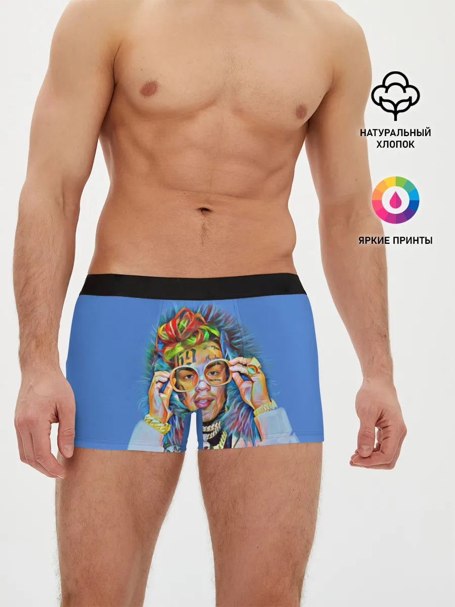 Мужские трусы боксеры / 6IX9INE SWAG