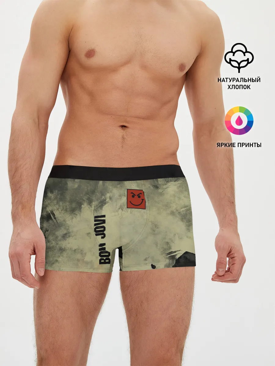 Мужские трусы боксеры / Bon Jovi