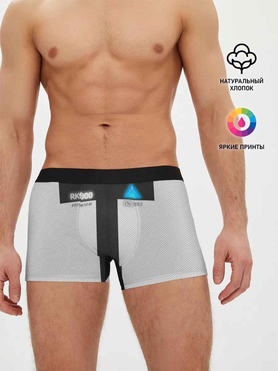 Мужские трусы боксеры / Connor Detroit: Become Human.