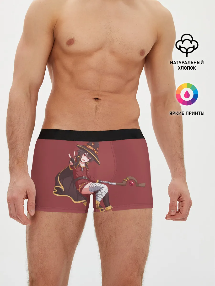 Мужские трусы боксеры / Megumin peace