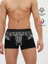 Мужские трусы боксеры / Узор в стиле маори / полинезия