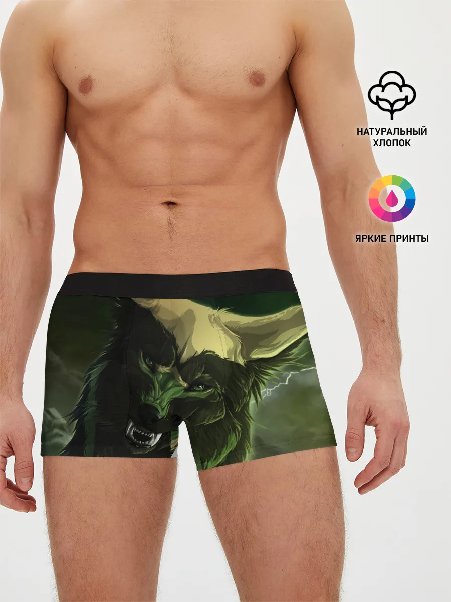 Мужские трусы боксеры / Дикий хищник