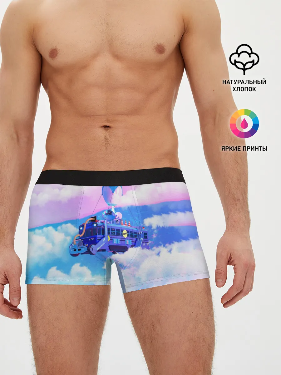 Мужские трусы боксеры / Fortnite Bus