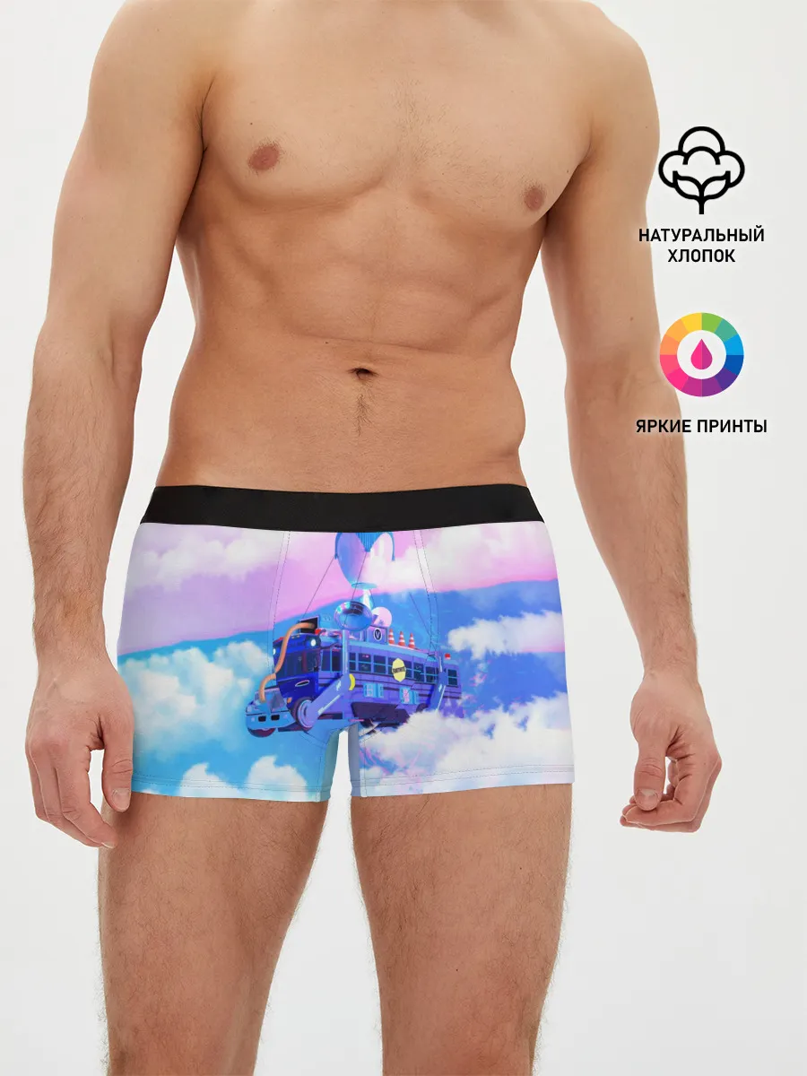 Мужские трусы боксеры / Fortnite Bus
