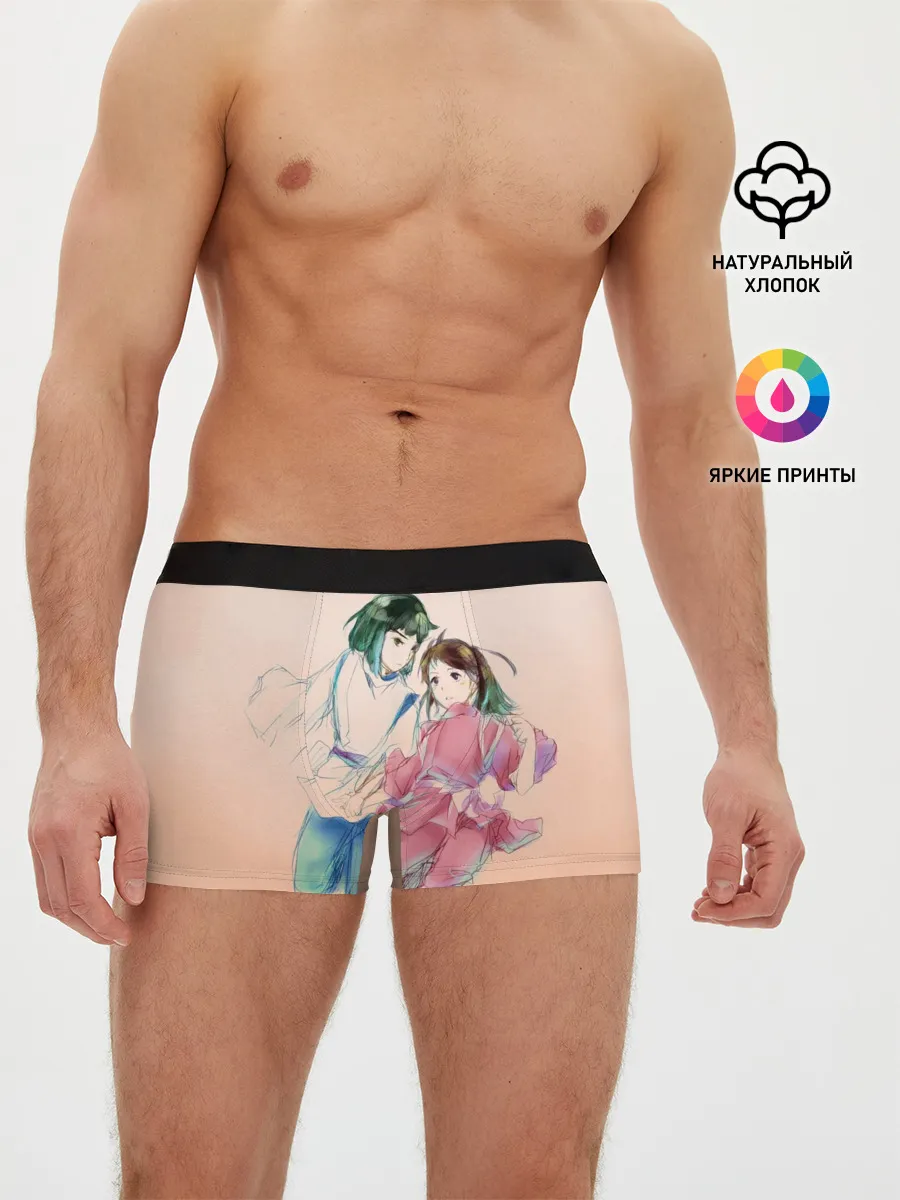 Мужские трусы боксеры / Тихиро и Хаку