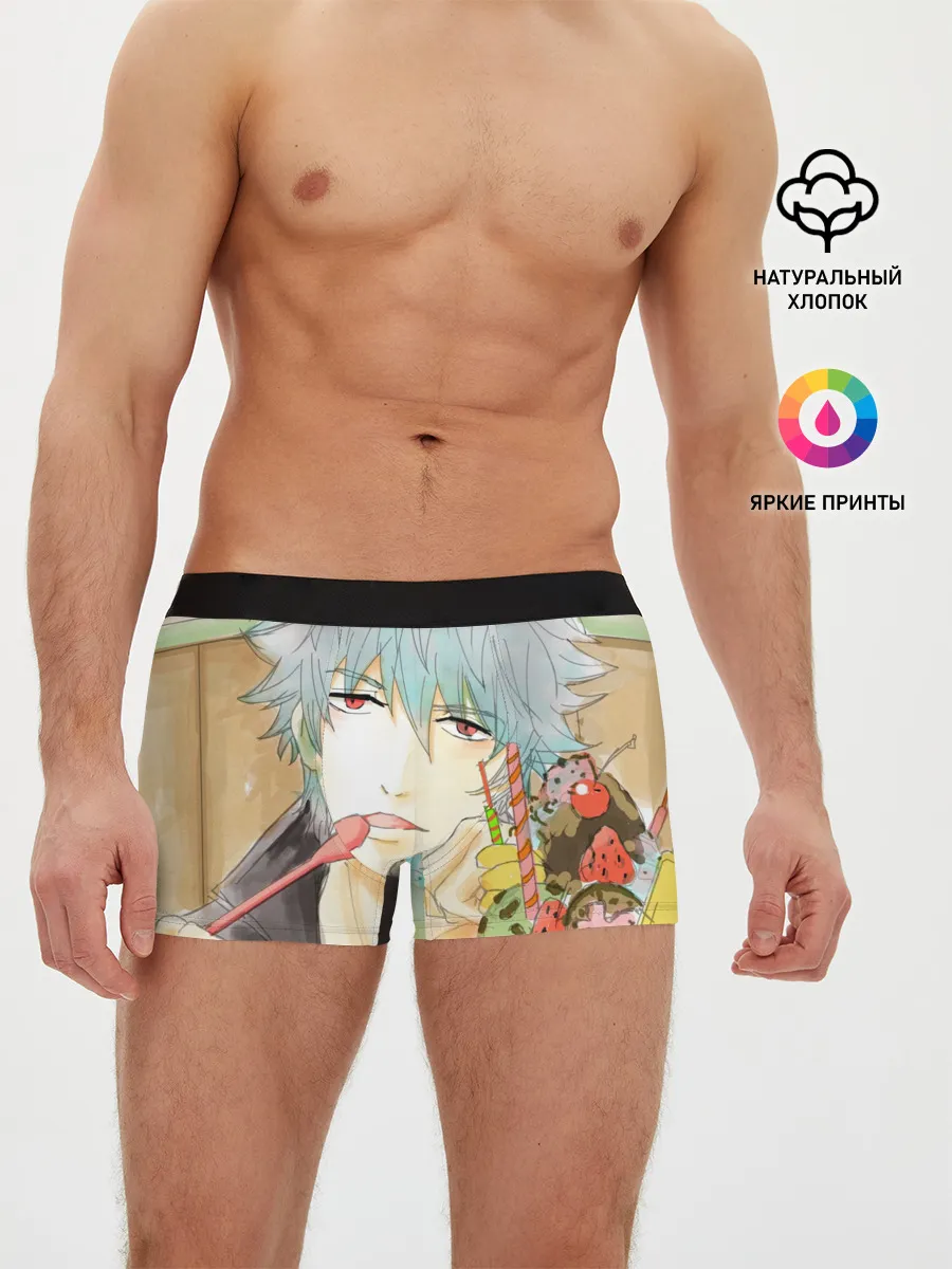Мужские трусы боксеры / манга Серебряная душа