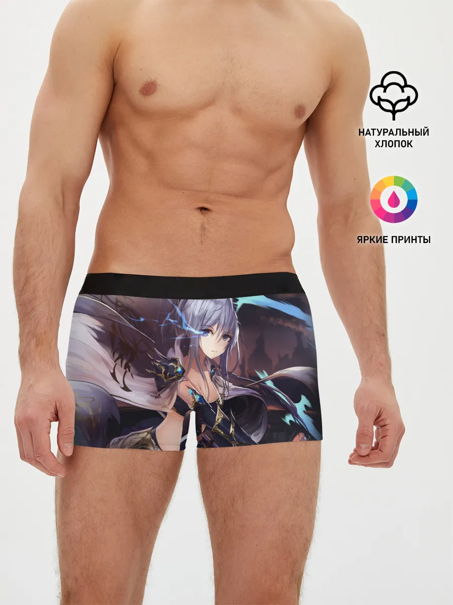 Мужские трусы боксеры / ФЭНТЕЗИ АНИМЕ-ВОИТЕЛЬНИЦА