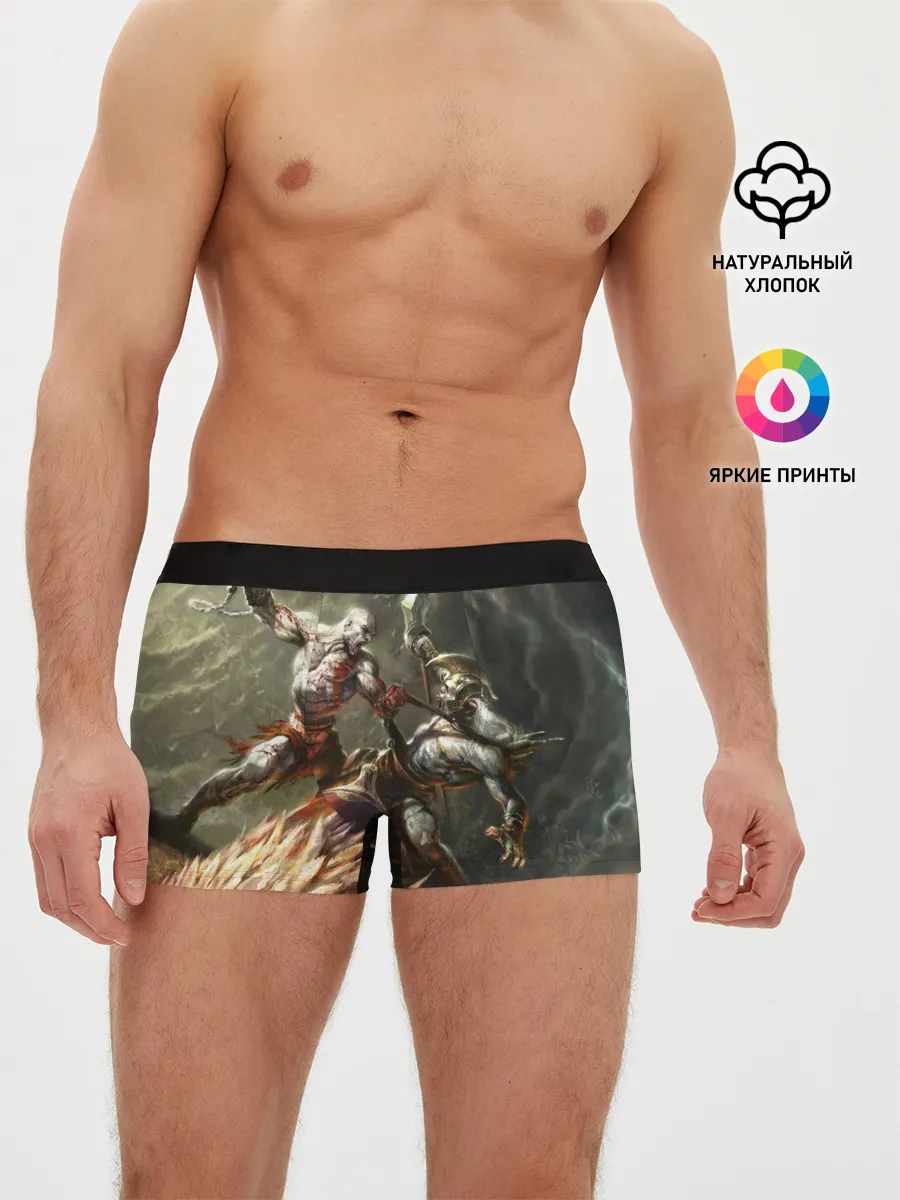 Мужские трусы боксеры / Бог войны