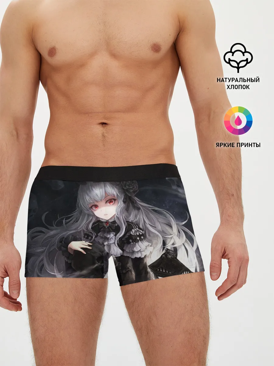 Мужские трусы боксеры / Темная Хатсуне Мику