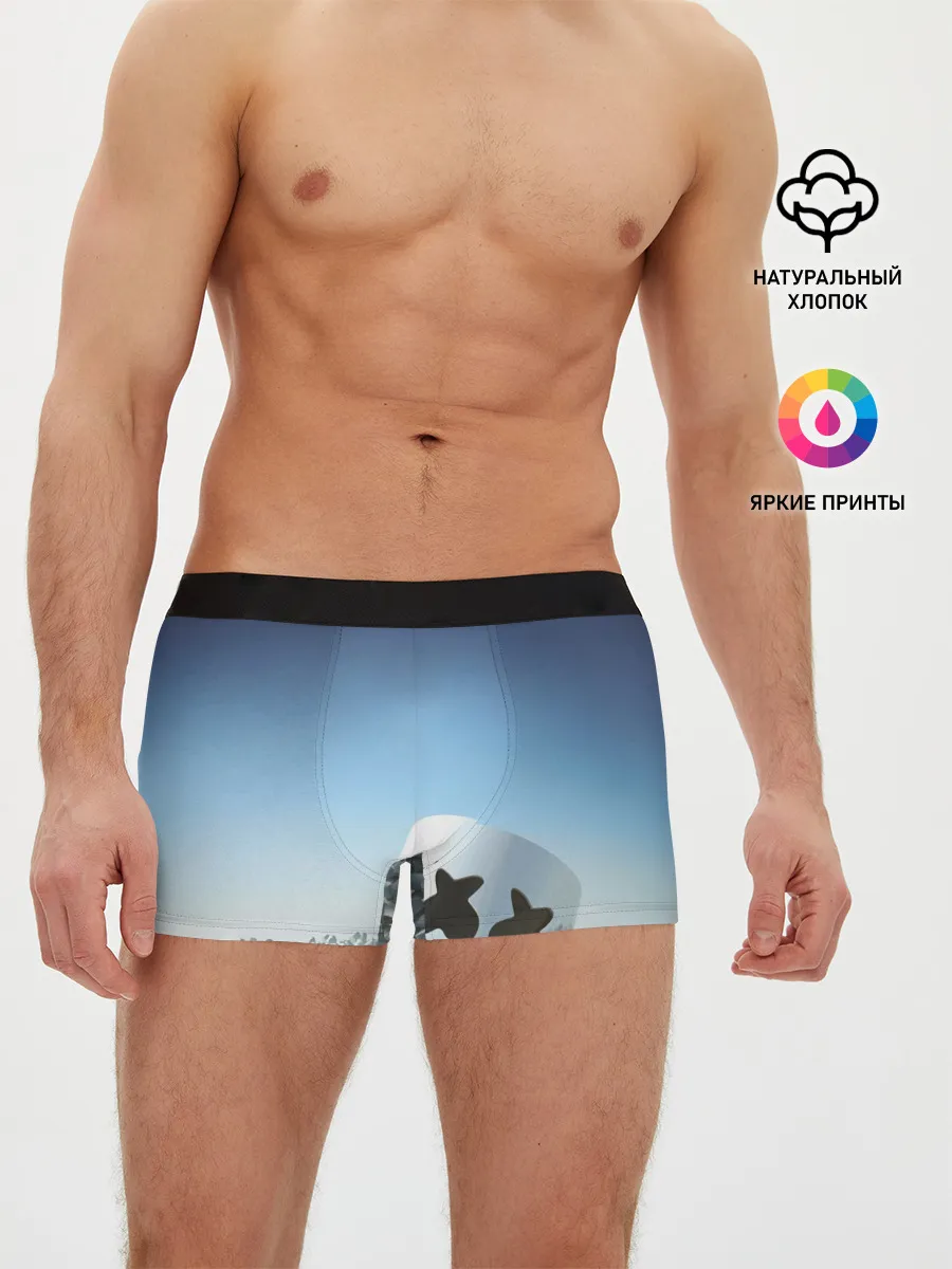 Мужские трусы боксеры / Marshmello