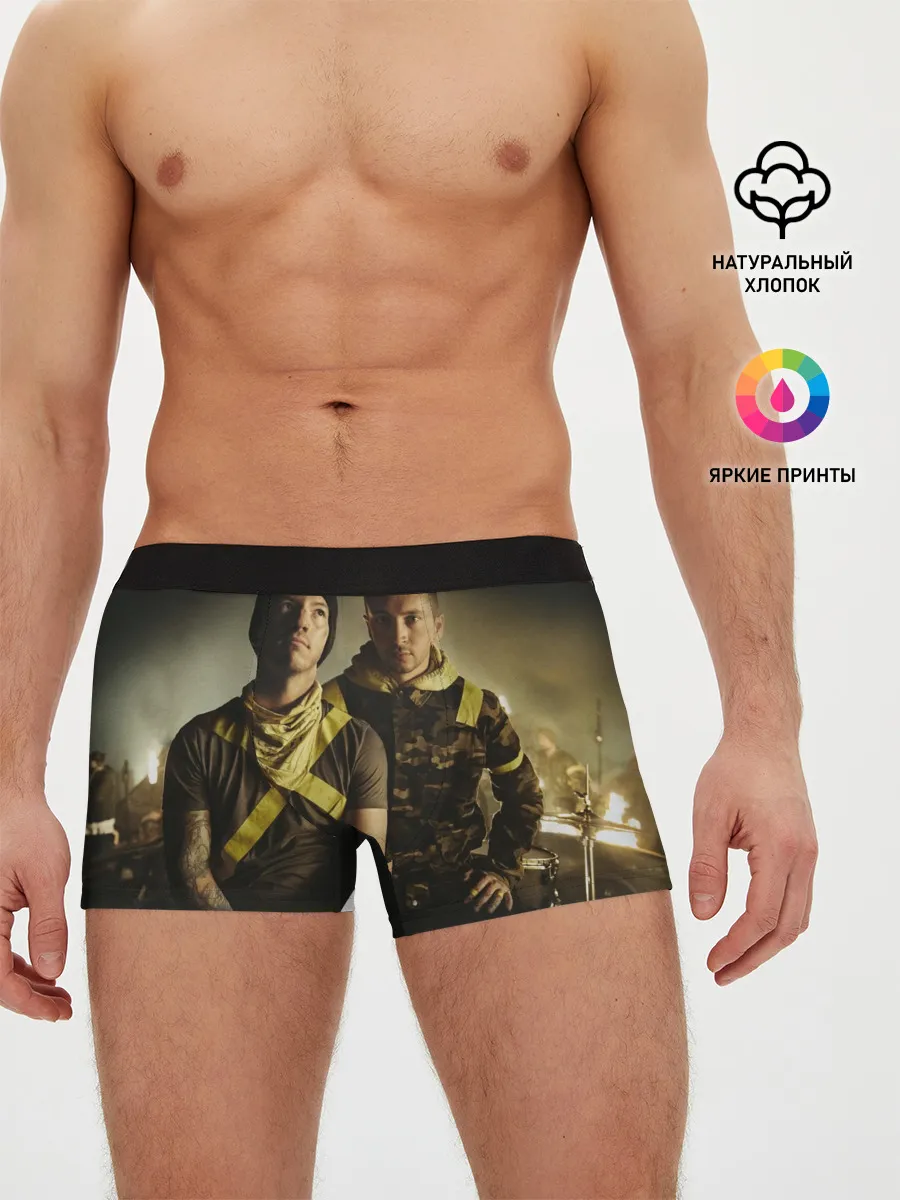 Мужские трусы боксеры / TWENTY ONE PILOTS / TOP