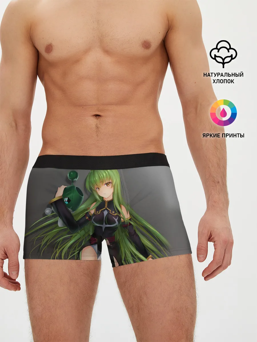 Мужские трусы боксеры / Code Geass art gray