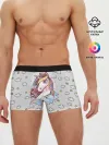 Мужские трусы боксеры / Единорог