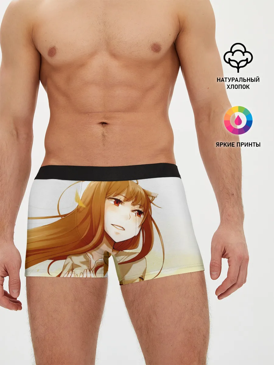 Мужские трусы боксеры / Волчица и пряности Холо