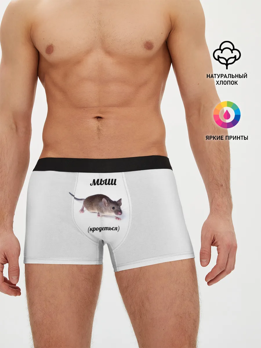 Мужские трусы боксеры / мыш