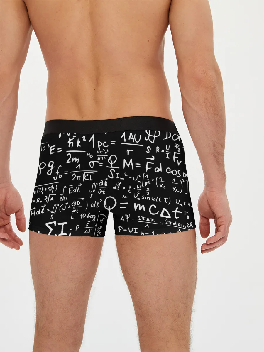 Мужские трусы боксеры / ФОРМУЛЫ ФИЗИКА