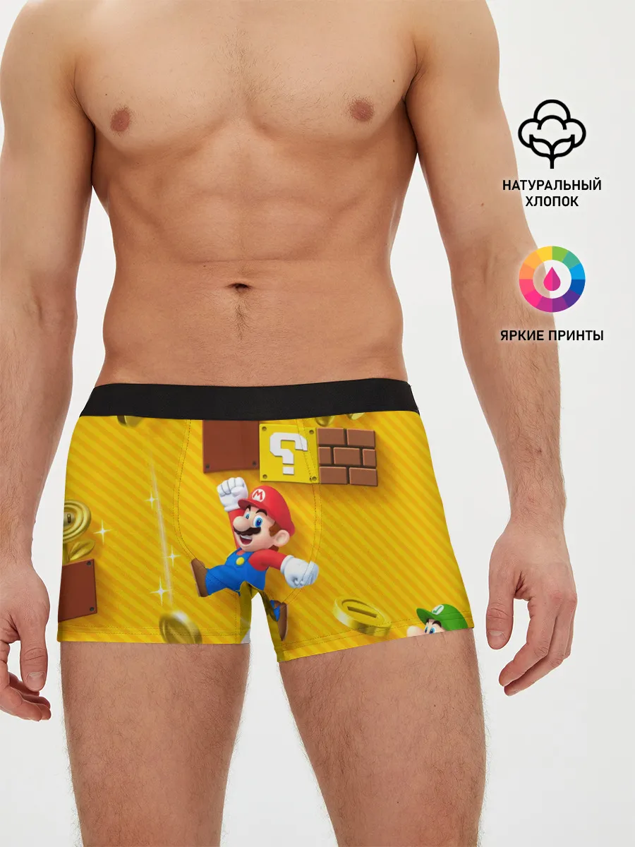 Мужские трусы боксеры / Супер Марио
