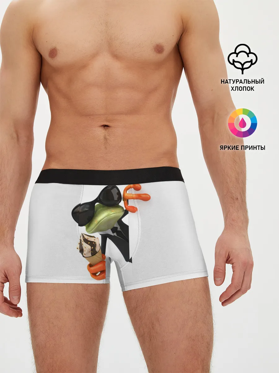 Мужские трусы боксеры / АГЕНТ ЛЕГУШАЧ | AGENT FROG