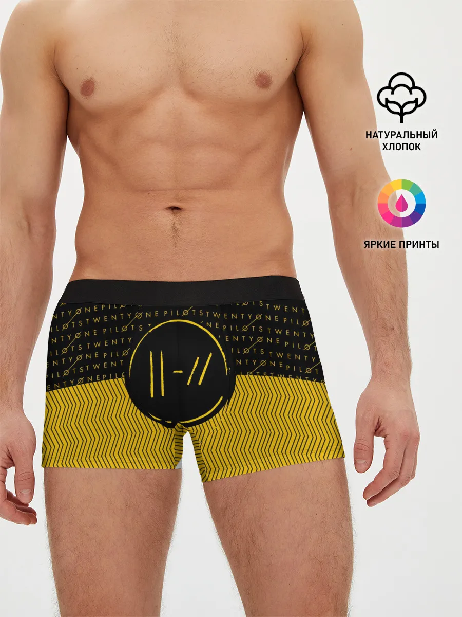 Мужские трусы боксеры / TWENTY ONE PILOTS TOP