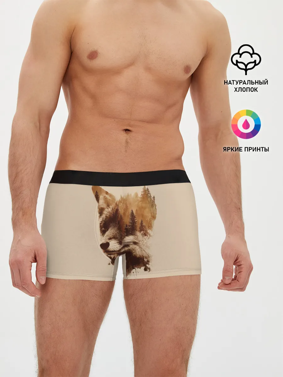 Мужские трусы боксеры / Лесной Лис