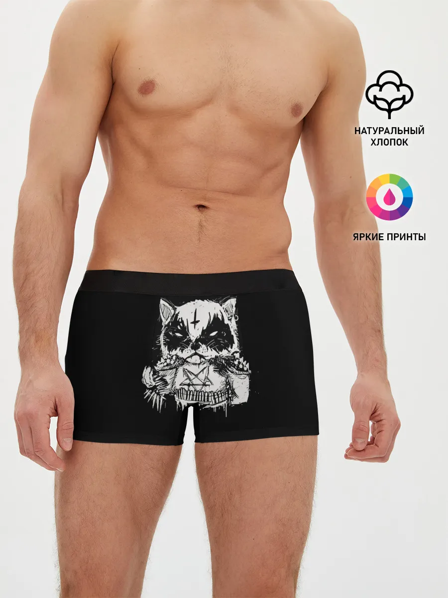 Мужские трусы боксеры / Dark Cat