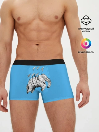 Мужские трусы боксеры / Бумажный Слон