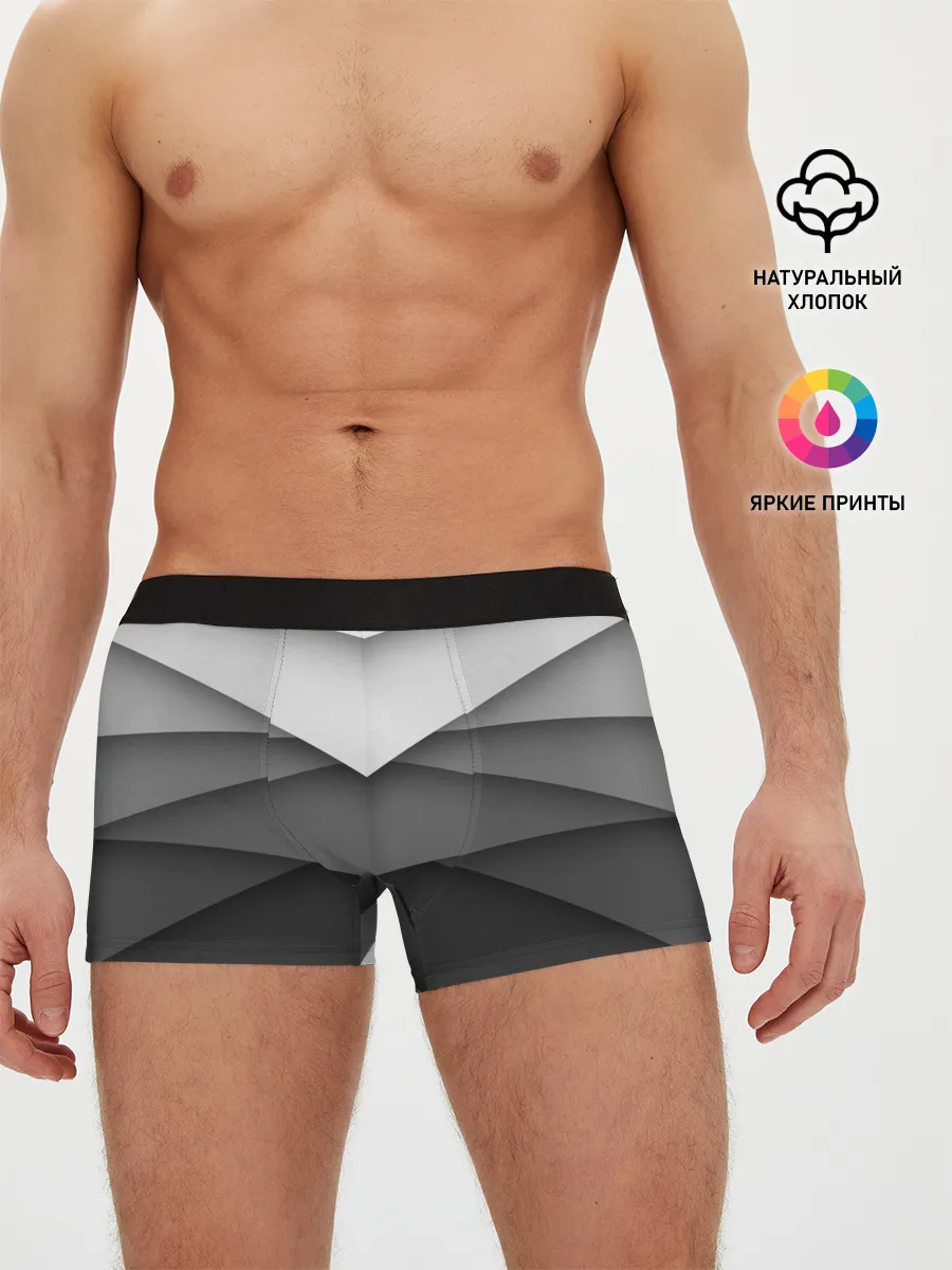Мужские трусы боксеры / Бумажные полосы