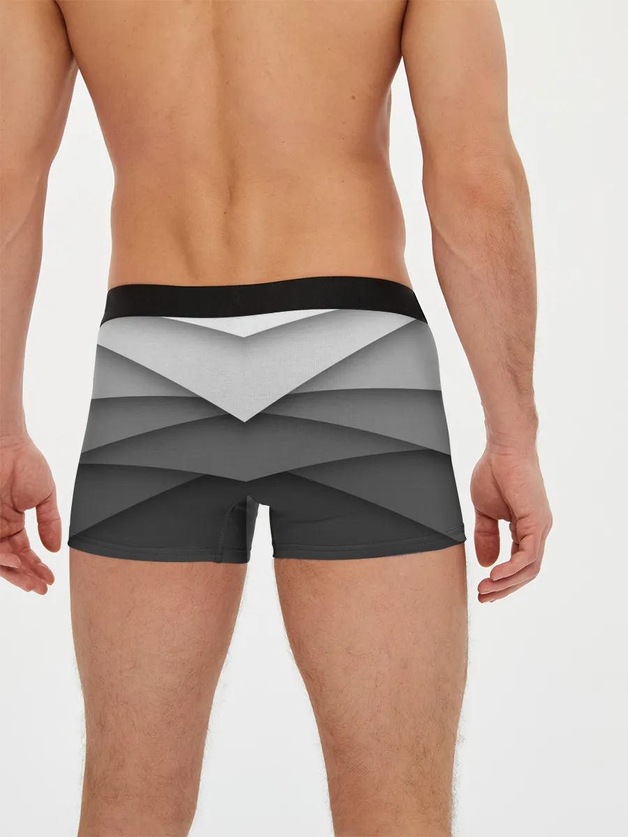 Мужские трусы боксеры / Бумажные полосы