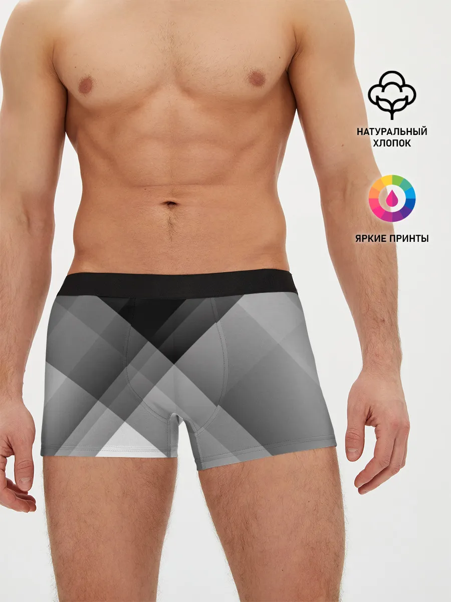 Мужские трусы боксеры / Геометрия