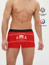 Мужские трусы боксеры / ВЕДЬМАК НОВОГОДНИЙ