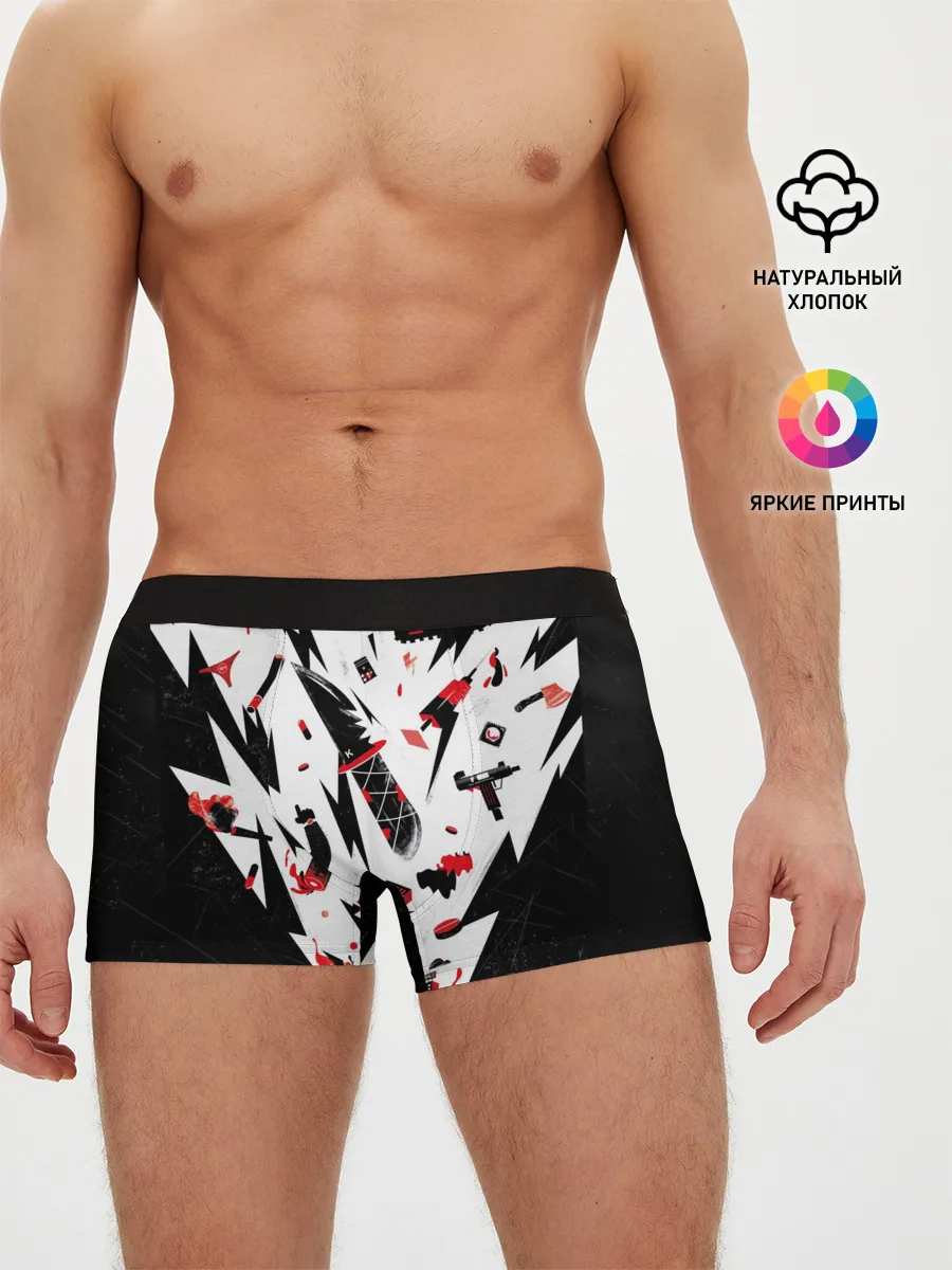 Мужские трусы боксеры / Кровосток