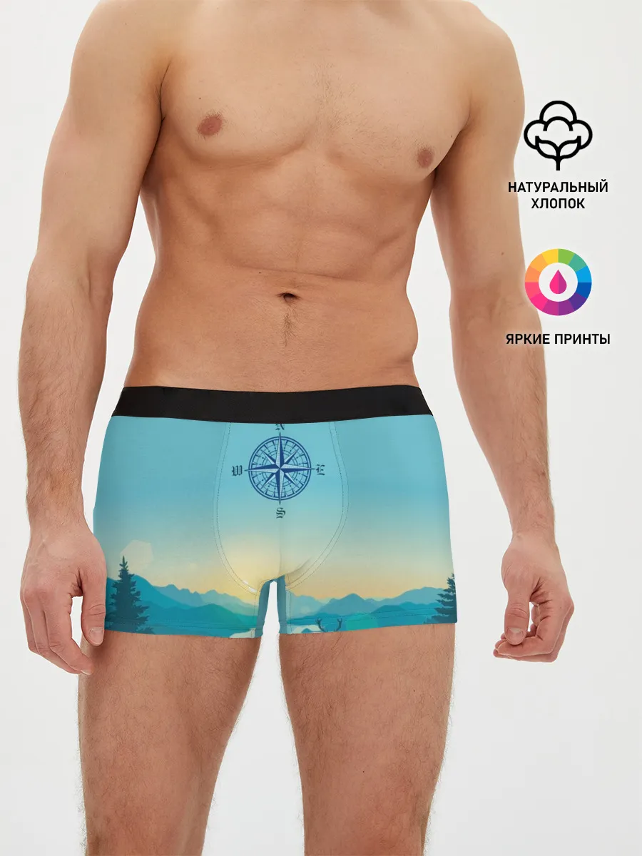 Мужские трусы боксеры / туризм