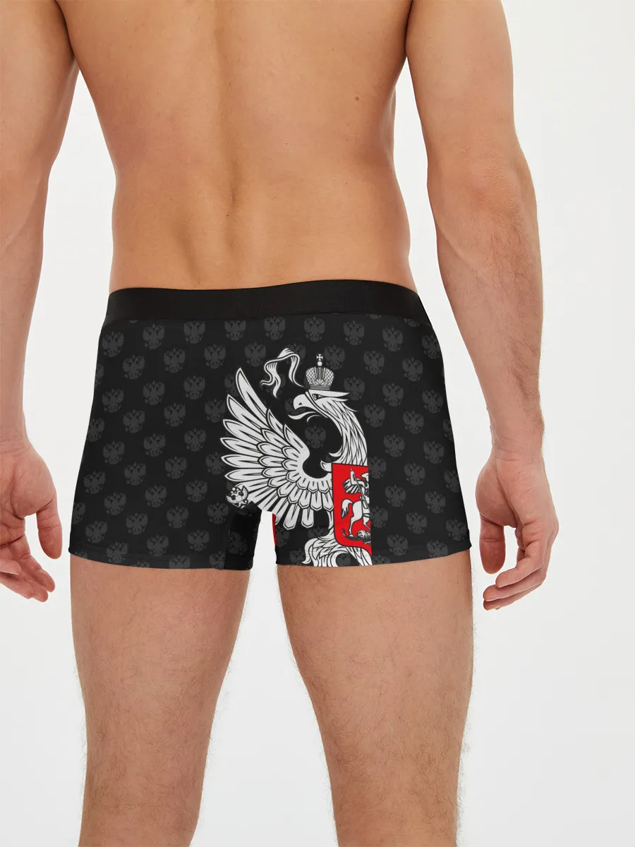Мужские трусы боксеры / Россия / Премиум Black