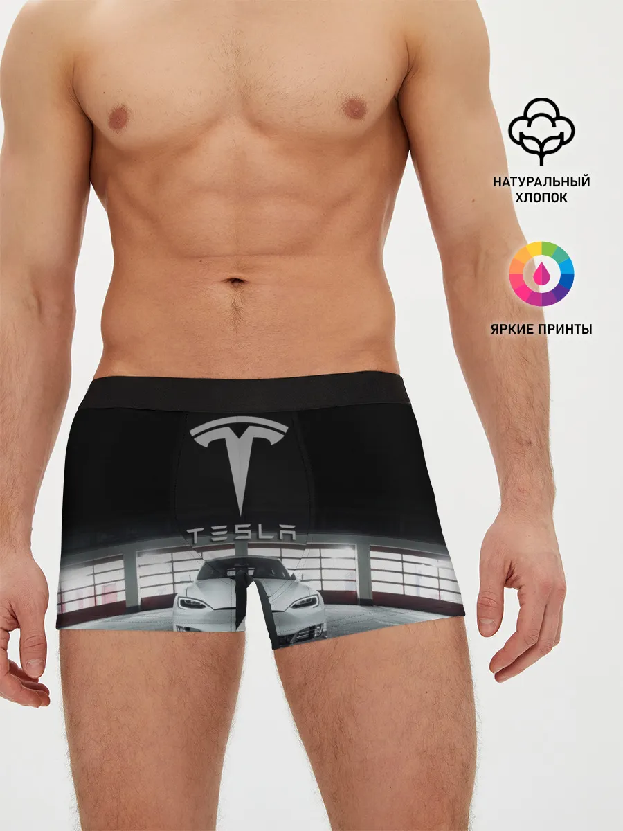 Мужские трусы боксеры / TESLA