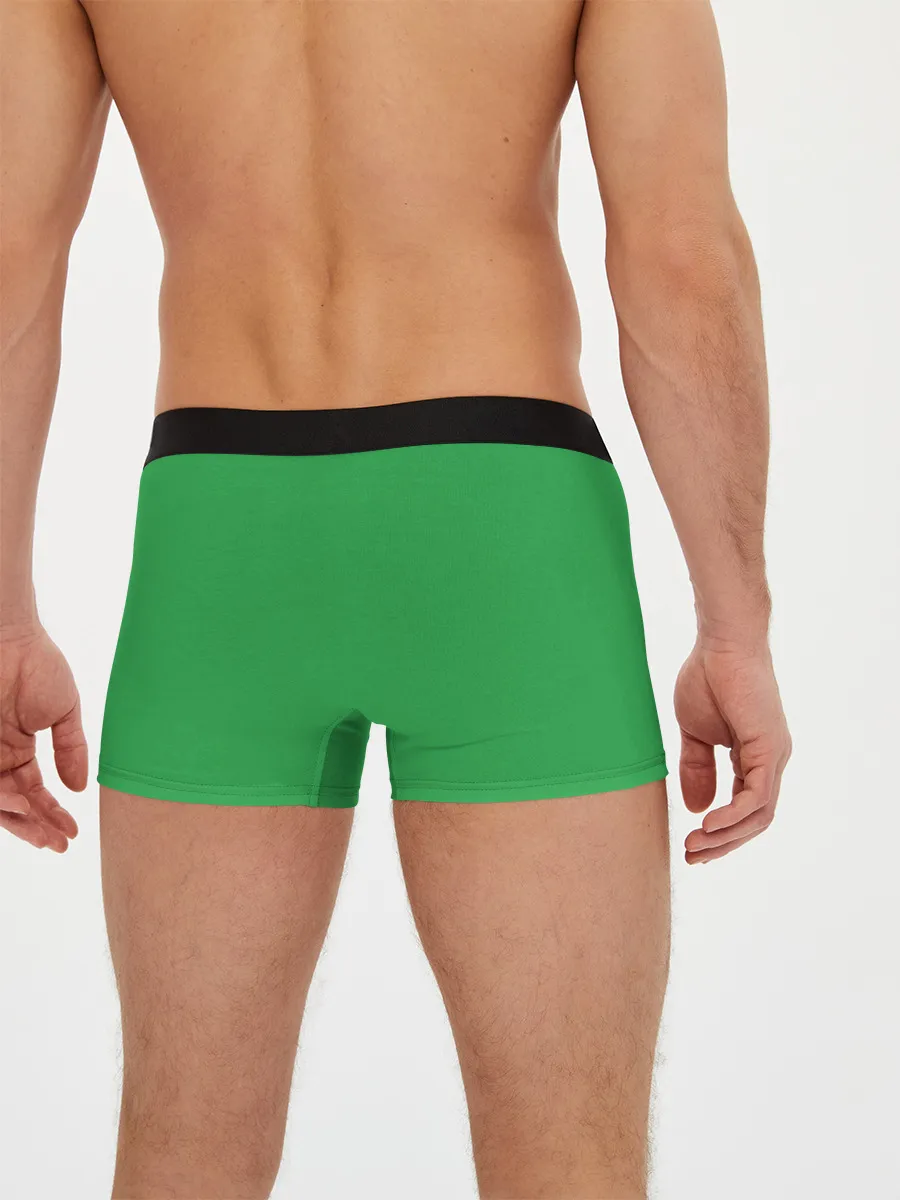 Мужские трусы боксеры / New Year Hipster Pig