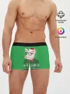 Мужские трусы боксеры / New Year Hipster Pig