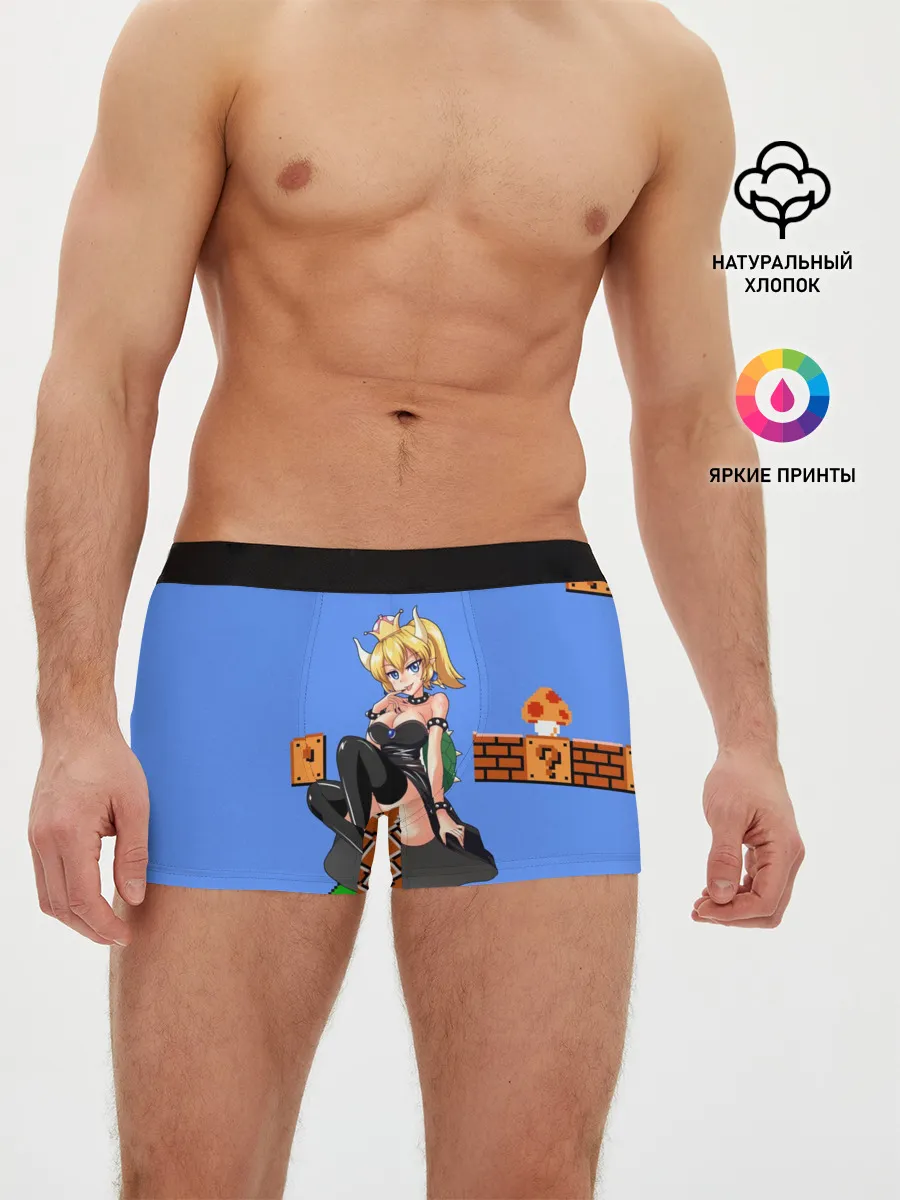 Мужские трусы боксеры / Bowsette