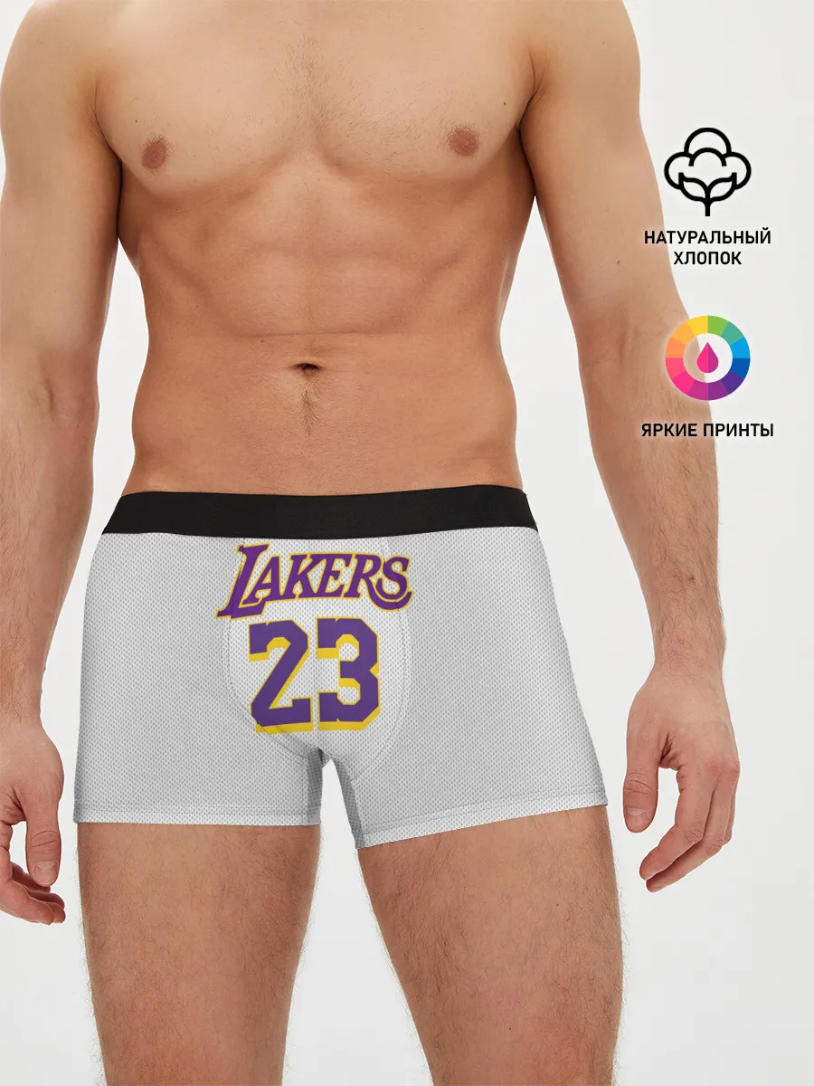 Мужские трусы боксеры / James 18-19 third LA Lakers