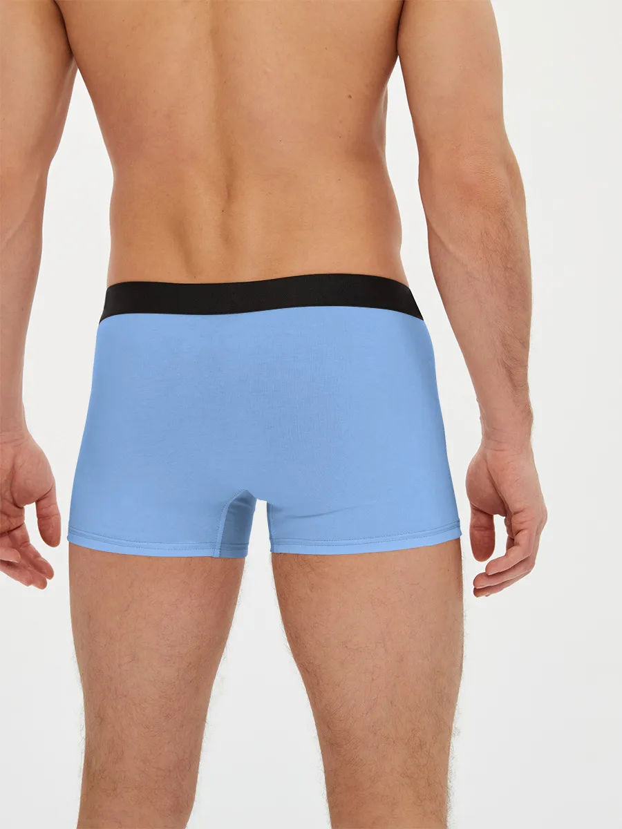 Мужские трусы боксеры / Joutarou Kuujou на синем